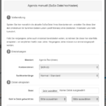 Controlling mit kontool: Der Daten-Import-Dialog.