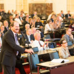 Er hatte die Lacher auf seiner Seite: Ob die Referenten nicht auch mal die Finanzverwaltung fortbilden könnte. Das würde den ein oder anderen Prozess ersparen.